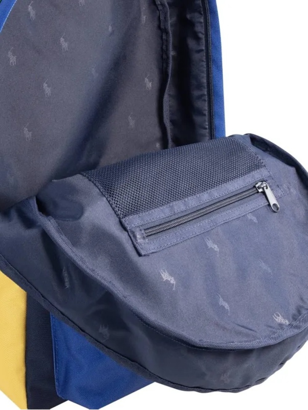 Polo Ralph Lauren Colorblock Multi-Color Backpack Bag Navy/Multicolor - Picture 6 of 8